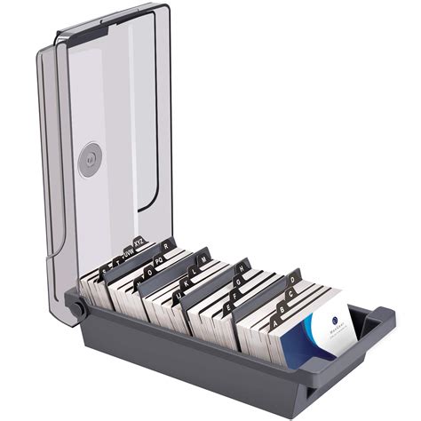 MaxGear Business Card Holder For Desk Business Card Case Organizer