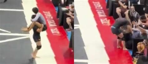 WATCH: BJJ competitor thinks he's in the WWE, slams opponent through ...