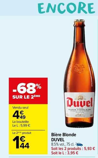 Promo Bi Re Blonde Duvel Chez Carrefour Market Icatalogue Fr