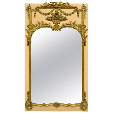 Large Scale Louis Xv Style Trumeau Mirror At Stdibs