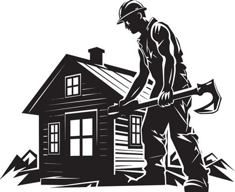 Hammer Hero Iconic Construction Worker Design Hard Hat Hammerer Hammer