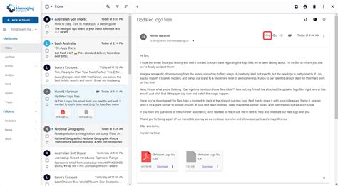replying   email  webmail  messaging company