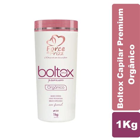 Marcas De Botox Capilar Profissional - Máscara Botox Capilar Profissional Premium Orgânica Force de Frizz 1Kg ...