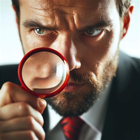 premium ai image  concept     magnified glass