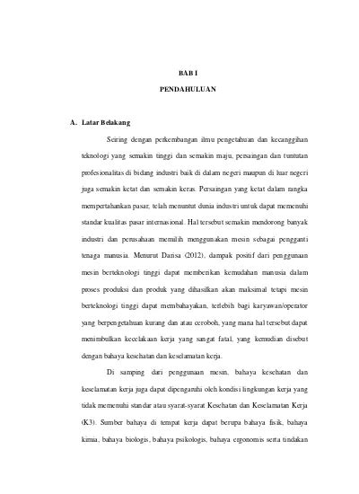 Top Pdf Penerapan Hazard Identification And Risk Asessment Hira