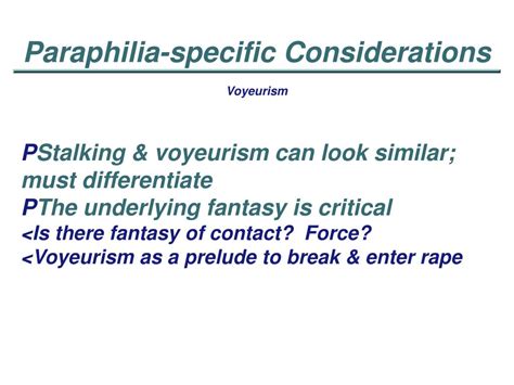 Ppt Not Just A Sex Offender Paraphilias And Other Complicating Conditions Powerpoint