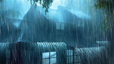 Fall Into Sleep In Minutes With Torrential Rain On Metal Roof