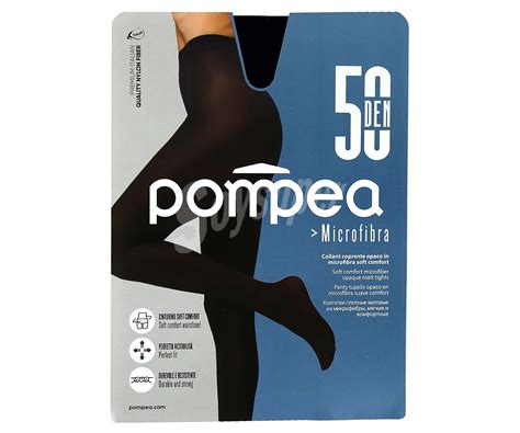 Pompea Panty tupido opaco en microfibra suave confort, 50den, Color ...