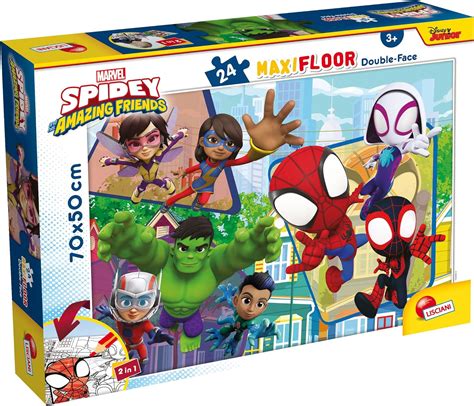 Lisciani Jeux Marvel Puzzle Df Maxi Floor Spidey Amazon