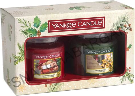 Yankee Candle T Set 2 Medium Jar Christmas Scented Candles