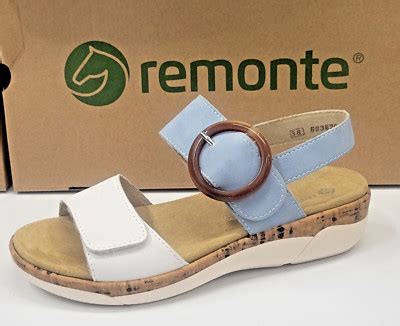 Remonte Womens Jocelyn 53 White Blue 39 Ebay