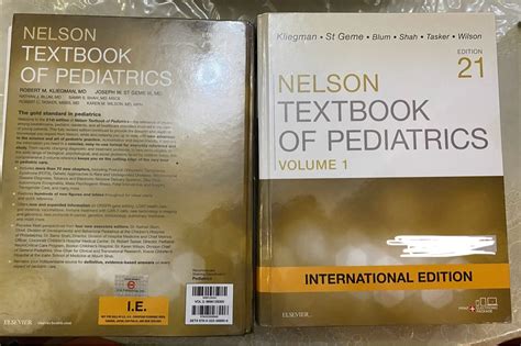 nelson textbook  pediatrics st edition original hobbies toys