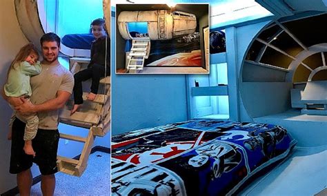 Папа сделал для сына необыкновенную кровать в стиле Звездных войн