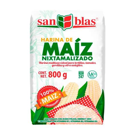 Harina De Ma Z San Blas Nixtamalizado G Bodega Aurrera Despensa