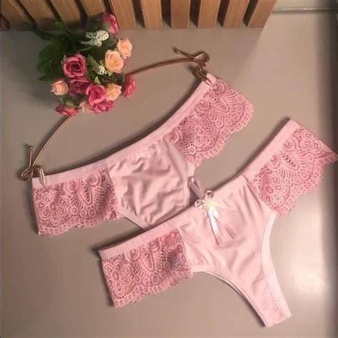 Kit E Calcinhas Renda Lateral Microfibra Calcinha Lingerie Sexy Fio Dental Rendinha
