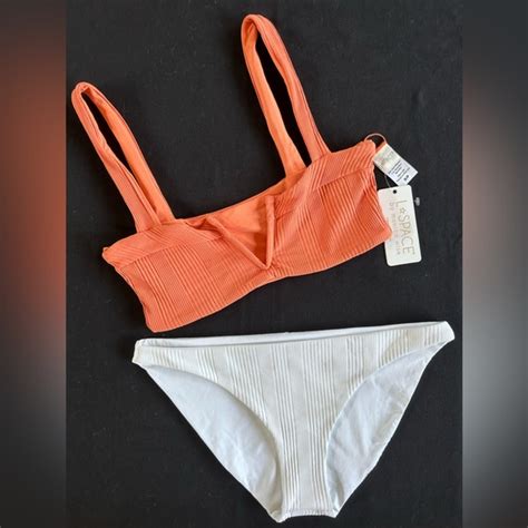 L Space Swim Lspace Pointelle Lee Bikini Top Camacho Bottoms Poshmark