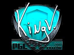 KNgV Foil Krakow 2017 CSGO Sticker Price CS GO Captain