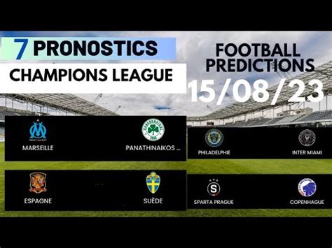 PRONOSTIC FOOT QUALIFICATION CHAMPIONS LEAGUE Marseille Inter Miami