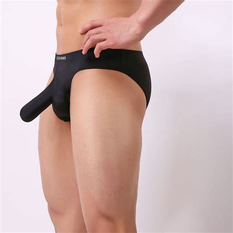 Sexy Ice Silk Elephant Nose Thong Lingerie For Men Briefs Underwear Low Rise Panties On Storenvy