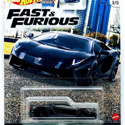 Jual Hot Wheels Premium Lamborghini Aventador Coupe Euro Fast Furious