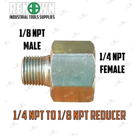 14 Npt To 18 Npt 12 Npt To 14 Npt Adapter Reducer Shopee