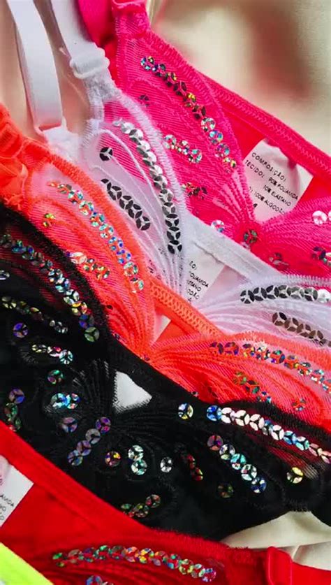 Kit Calcinhas Borboleta Fio Dental Sexy Regulagem Sensual Paet Lingerie Feminina Tanga