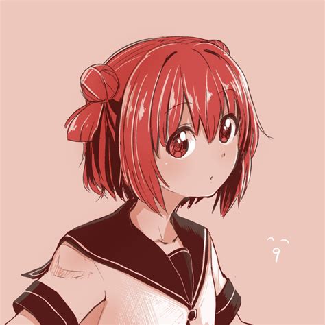 Safebooru 1girl Akaza Akari Aomushi Mushamusha Bangs Collarbone