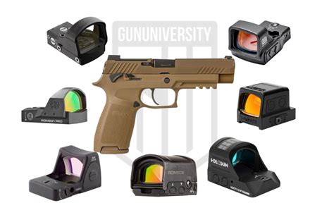 sig p red dots    definitive guide