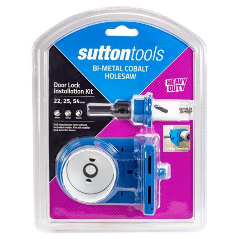 Sutton Tools H125S11 Heavy Duty Bi Metal Cobalt 3 Piece Door Lock