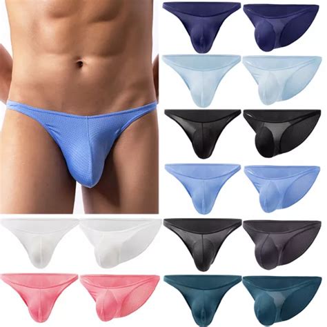 SLIP DA UOMO Perizoma Tanga Bikini Intimo Sexy T Tasca Posteriore