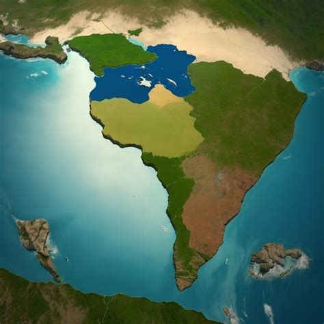 América Latina y el Caribe Foto Premium