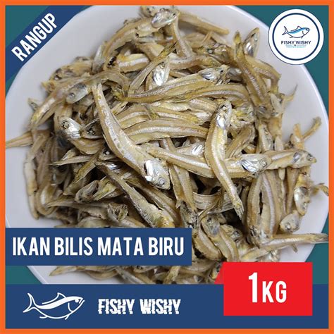 Fishy Wishy Ikan Bilis Mata Biru Tanjung Dawai 500g1kg Rangup