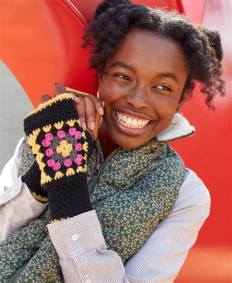 Free Crochet Granny Mitts Bepatterns