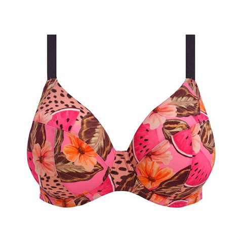 Elomi Swim Cabana Nights Underwired Plunge Bikini Top