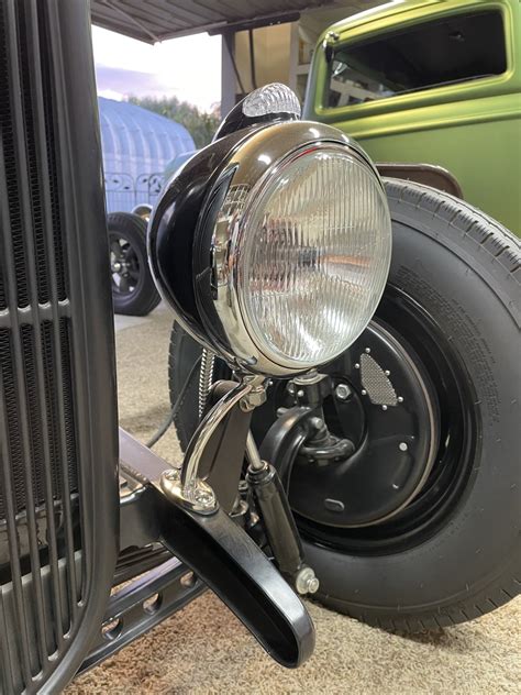 Hot Rods 32 Ford Headlight Stands Mounting Position The H A M B