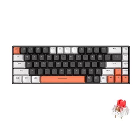 Z Teclado Mecánico Ka68 Wired Gamer Hot Swap Rgb 65 Cuotas sin interés