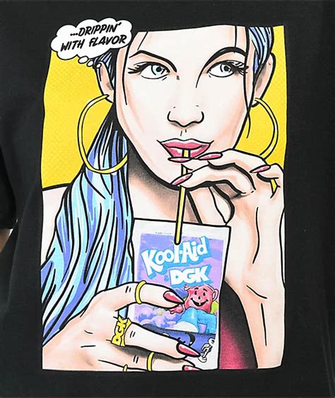 Dgk X Kool Aid Sippin Black T Shirt Zumiez