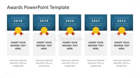 awards powerpoint  template   slidemodel