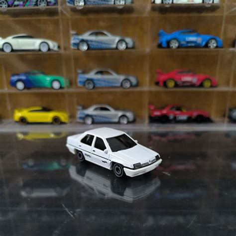 Hot Wheels Proton Saga Putih Loose Rivet Shopee Malaysia