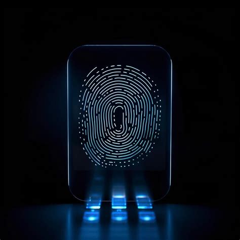 premium photo photo   fingerprint scanner  biometric security