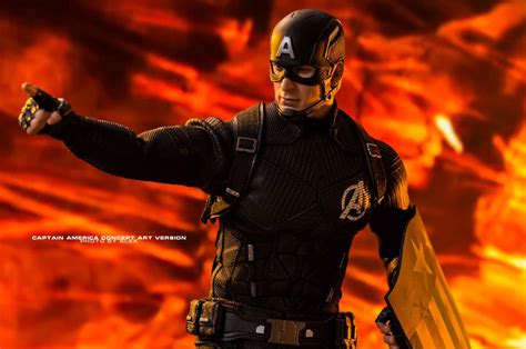 Hot Toys Captain America Concept Art Version Figround