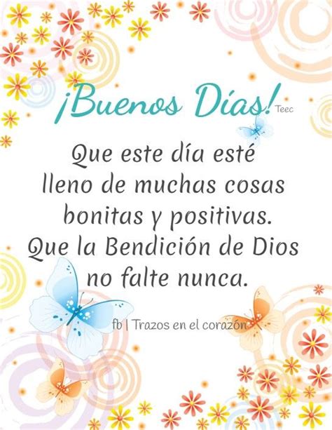 Que Tengas Un Dia Lleno De Bendiciones Bendo