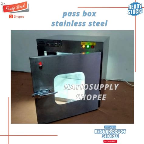 Jual Pass Box 40x40x40 Stainless Steel 304 Interlock Door System