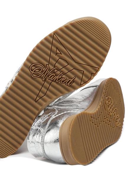 Naked Wolfe Exposuree Crinkle Metallic Leather In White Lyst