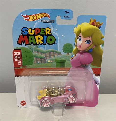 Hot Wheels Character Car Super Mario Princess Peach Picclick Uk