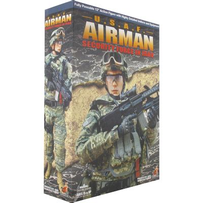 USAF Airman Security Force In Iraq Hot Toys Machinegun