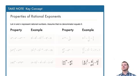 Algebra 2 6 4 Rational Exponents Problem 4 Combining Radical