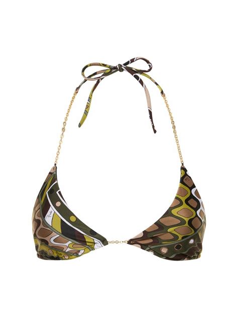 Pucci Triangle Bikini Top Emilio Pucci