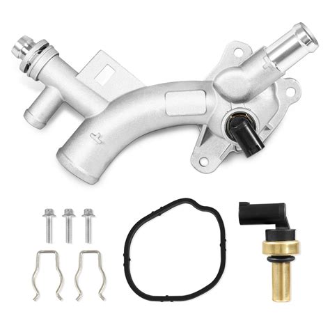 902 846 Upgraded Aluminum Engine Coolant Water Outlet Housing With