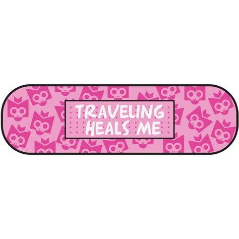Traveling Heals Me Pink Mayan Monkey Official Store